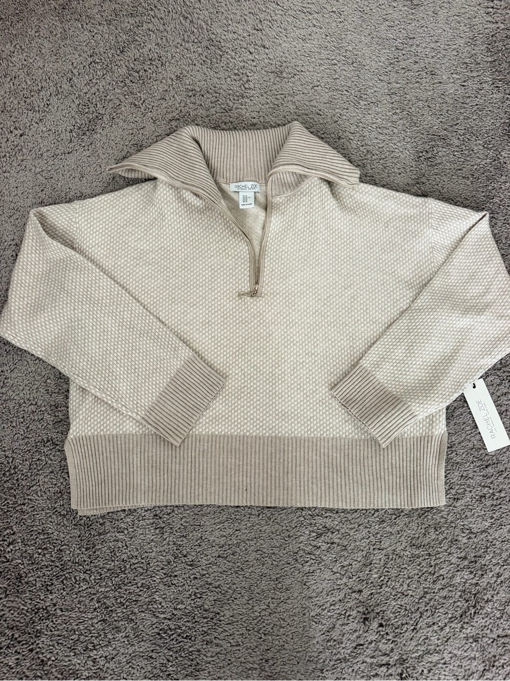 NWT Women's Half-Zip Sweater